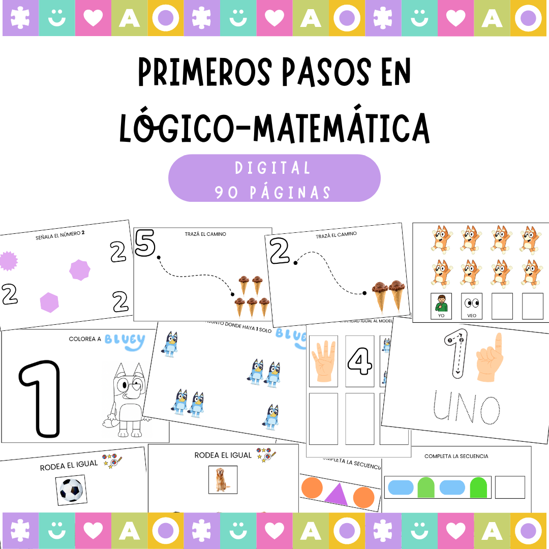 PRIMEROS PASOS - LÓGICO MATEMÁTICA