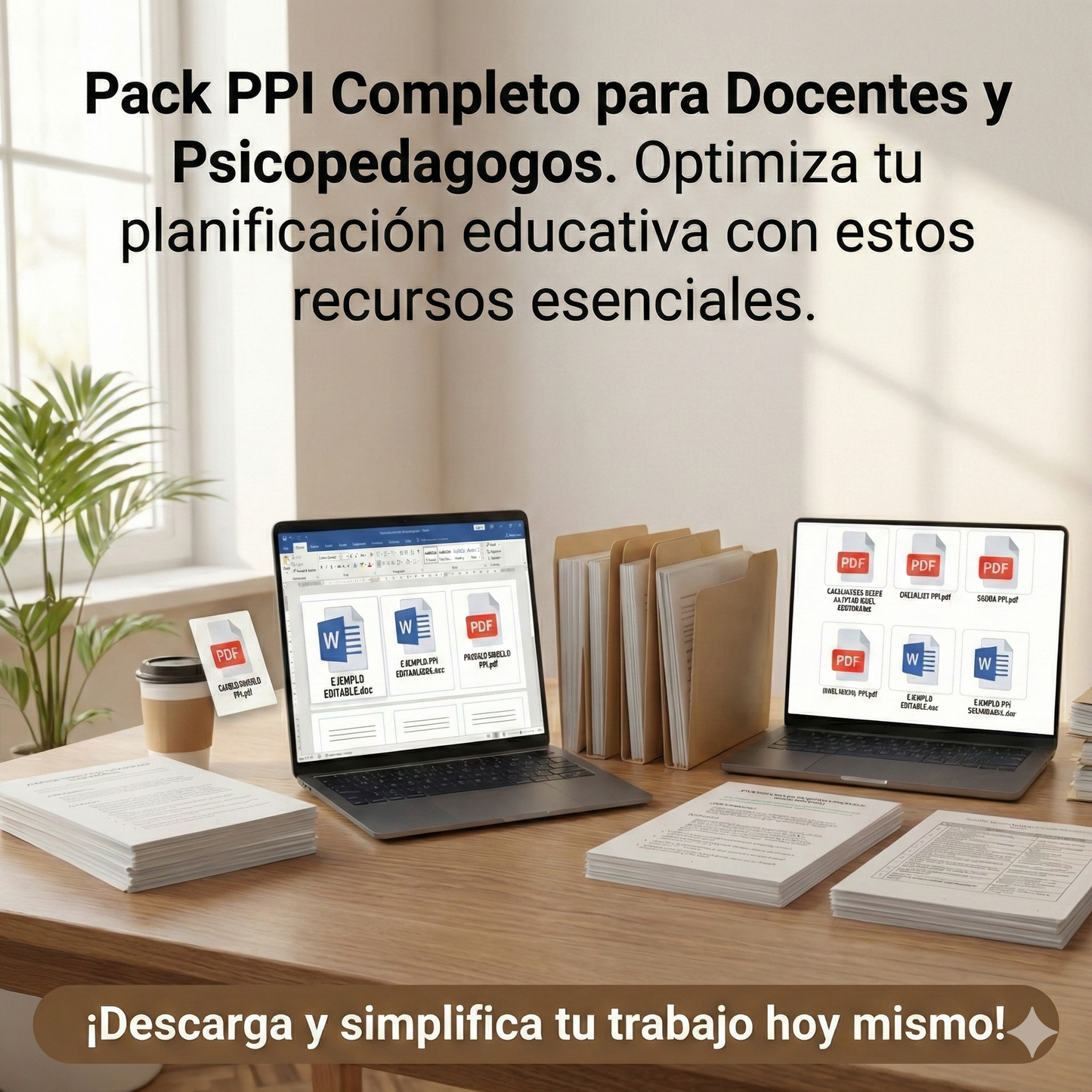 Pack de PPI Editables – Nivel Inicial, Primario y Secundario
